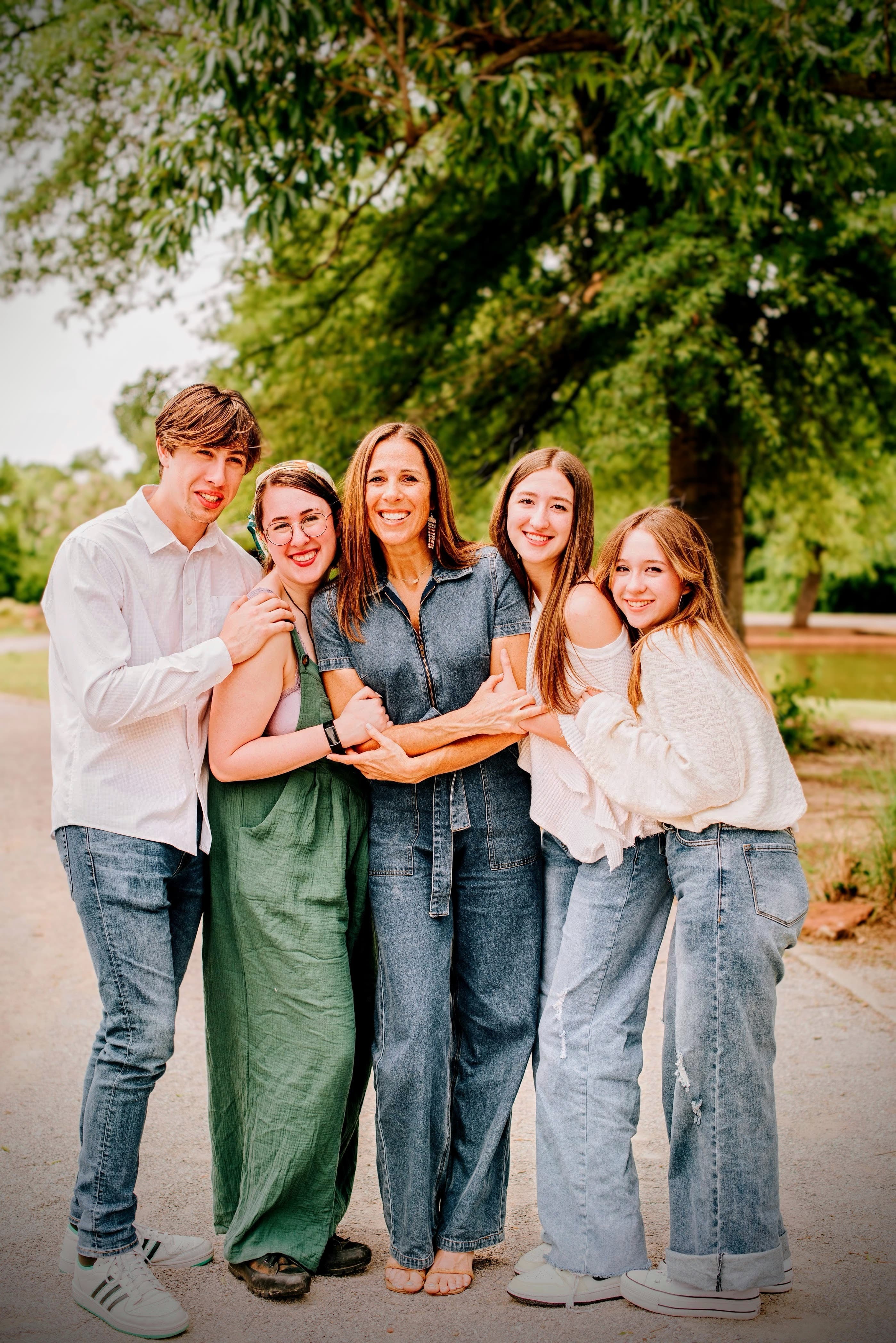 Monica with family