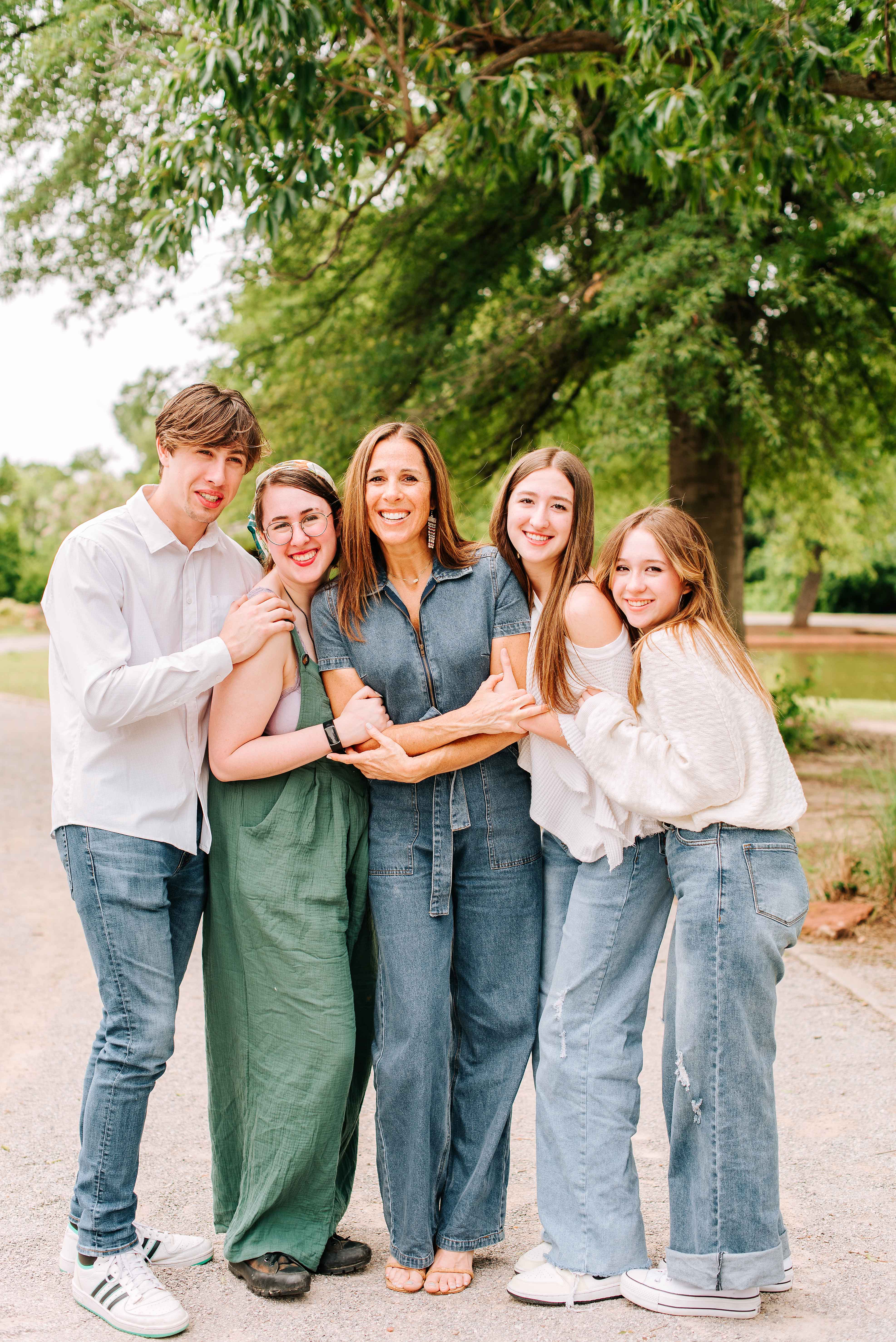 Monica with family